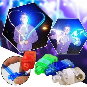 LED Finger Light Finger Ring Glow Stick Kids Adult Bright Party Party Supplies - Picture 1 of 24