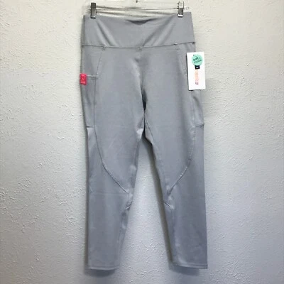 Marika 25" Ankle Leggings Size Large Light Heather Grey Yoga Pocket - Image 1 of 4