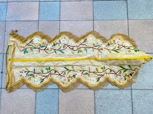 Broderie ancienne Tissu ancienne  arazzo antico vecchio ricamo bordados viejos - Bild 1 von 7