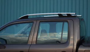 Aluminium Roof Rack Rails Side Bars Set To Fit Volkswagen Amarok (2010-2021) - Picture 1 of 5