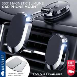 360° Magnetic Bracket Car Phone Holder Mount Slimline Adjustable Universal - Picture 1 of 8