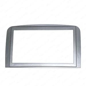 Mascherina Autoradio Alfa 147 2 DIN Adattatore Cornice Plancia Stereo Silver - Foto 1 di 1