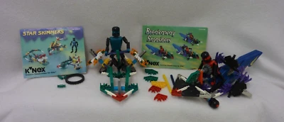 K'NEX CONJUNTO DE 2 BREAKAWAY SMASHERS E SKIMMERS ESTRELAS ROBÔS AZUIS E VERMELHOS COMPLETOS - Imagem 1 de 4
