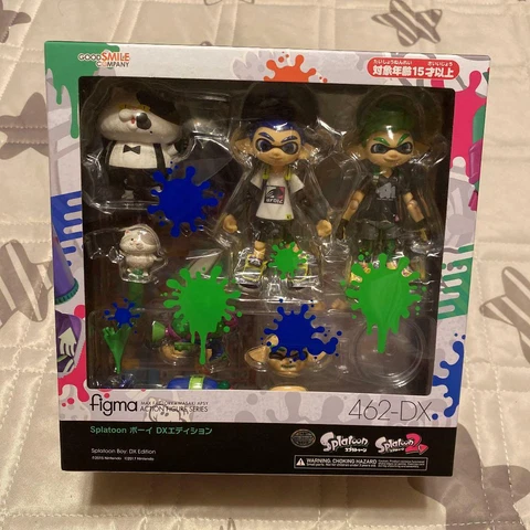figma Splatoon Boy DX Edition Figure #462-DX Good Smile Company Japan Import Cover