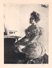 Anders Zorn (1860-1920), 1925 fotografika akwaforty,Przy fortepianie