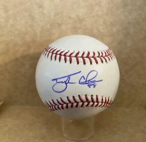 TYLER COLVIN CUBS/ROCKIES/GIANTS SIGNED AUTOGRAPHED M.L. BASEBALL W/ COA - Picture 1 of 2