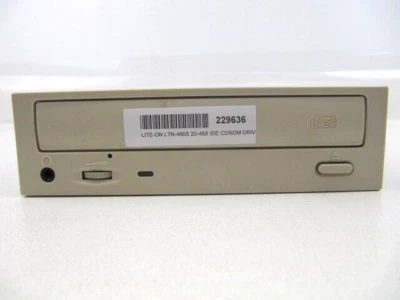 LITE-ON Internal CD CD-ROM Drive SATA IDE Optical LTN-486S Beige - Image 1 of 4