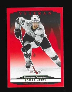 2022-23 Parkhurst Champion's RED PARALLEL SP /51 TOMAS HERTL #117 - Picture 1 of 2