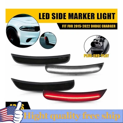 2x Luces LED delanteras ahumadas para camioneta Dodge D150 D250 D350 W150 W250 Foto 1 de 4