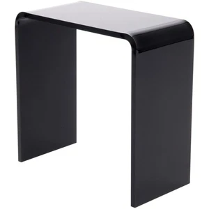 Plymor Black Acrylic Vertical Rectangular Display Riser, 5" H x 5" W x 2.5" D - Picture 1 of 1