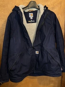 Carhartt FR Jacket Womens XL Full Swing Heavy Sherpa Lined Work Wear CAT 3 - Picture 1 of 10