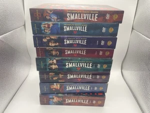Smallville Complete Seasons 1-8 DVD Collection Box Set Superman Clark Kent TV - Picture 1 of 4
