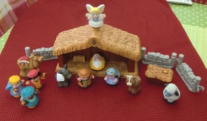 ♥Little People♥Fisher Price♥Weihnachtskrippe♥Kinder♥16-tlg ♥Best-Zustand♥Krippe♥ - Bild 1 von 12
