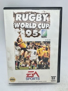 RUGBY WORLD CUP 1995 SEGA GENESIS CIB W REG CARD VIDEO GAME EA SPORTS TESTED - Picture 1 of 6