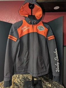 Women's Harley Davidson Miss Enthusiast Soft Shell Jacket - Size 1W (18-20) - Picture 1 of 2