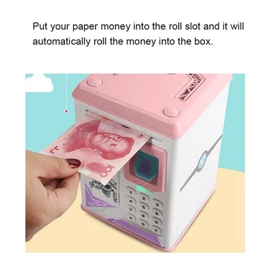  Geldautomat Elektronisches Sparschwein Passwort Geldspardose - Bild 1 von 4