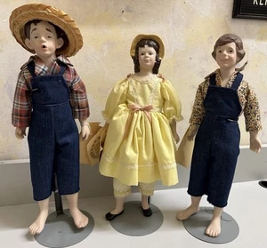 Muñecas Magge Head serie Mark Twain Huck Finn, Becky y Tom Sawyer Marion Hunkins - Imagen 1 de 12