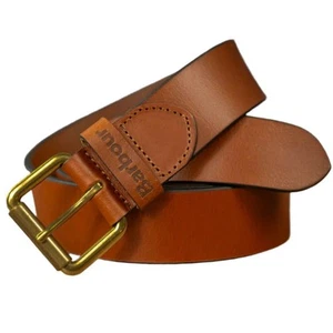 Cinturón de cuero Barbour Allanton para hombre tostado natural - Imagen 1 de 6