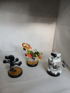 Nintendo Amiibo Rob The Robot, Min Min, Mr Game And Watch - Picture 1 of 4
