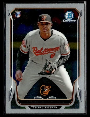 2014 Bowman Chrome #7 Jonathan Schoop Rookie Card Baltimore Orioles - Image 1 of 2