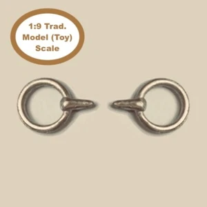 HORSING AROUND traditioneller 1:9 runder O-Ring LOSER RING TRENSE BIT mit Teilstange - Bild 1 von 1