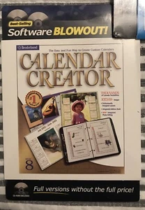 VTG- Calendar Creator-CD Rom-107,500 Images-Thousands Calendar Opportunities-NEW - Picture 1 of 8