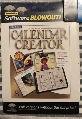 VTG- Calendar Creator-CD Rom-107,500 Images-Thousands Calendar Opportunities-NEW - Image 1 of 4