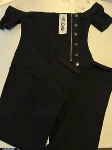 Nuevo con etiquetas Mono de mezclilla oscuros VIP para mujer talla X - Imagen 1 de 5