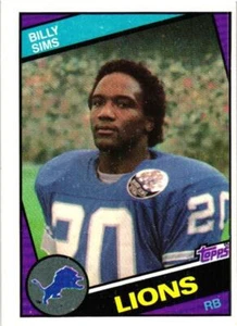Billy Sims Topps #260 1984 - Imagen 1 de 2