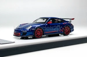 BZMW 1:64 Scale Blue 997.2 GT3 RS Racing Sports Model Diecast Resin Car - Picture 1 of 5