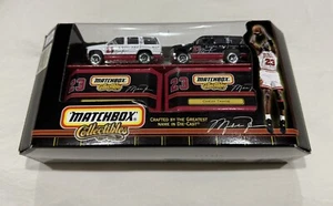 MATCHBOX COLLECTIBLES CHEVY TAHOE CHICAGO BULLS MICHAEL JORDAN 23 SET OF 2 CARS - Bild 1 von 4