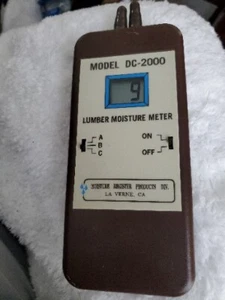 Model DC-2000 Wood Lumber Moisture Meter Moisture Register Products Made in USA - Picture 1 of 3