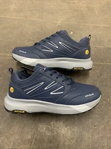 Fitville Herren XWide Marineblau Niedrig Schnürschuh Stabil Kern Wanderschuh Größe 10 - Bild 1 von 8