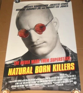 Natural Born Killers Movie Poster 1994 Promo 40x26.5 Woody Harrelson - Picture 1 of 3