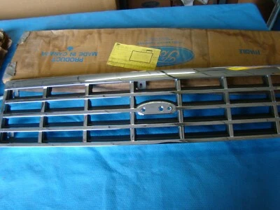 NOS Ford 1981 1982 Ford Escort Radiator Chrome Grill Grille E2FZ8200B E2FZ-8200B - Image 1 of 4
