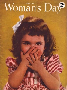 Woman's Day Magazine April 1946 Lifestyle MCM Fashions Homemaking Cooking - Picture 1 of 2