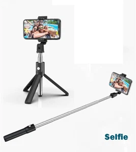 Selfie Stick Tripod Extended Monopod Remote Controller for Tiktok Live iPhone LG - Picture 1 of 9