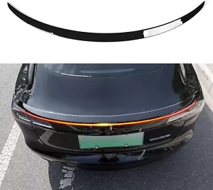 Alerón Ala Coche Rea Para Tesla Modelo 3 2017-2023 Accesorios ABS Negro Brillante - Imagen 1 de 6
