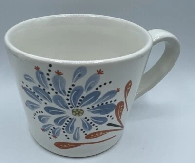 Taza de café Ikea Finstilt flor azul diente de león Suecia 12 oz. Foto 1 de 4