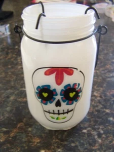 Sugar Skull Jar Votive Candle - Picture 1 of 1