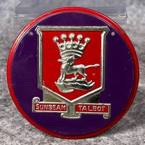 1950er SUNBEAM TALBOT Metall Auto Emblem Plakette Wheaties Müsli Premium Preis - Bild 1 von 2