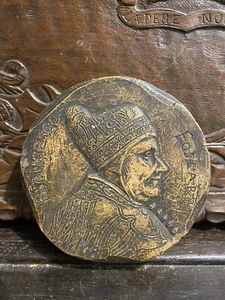 Large Grand Tour Style Plaster Medallion - Doge Of Venice - Signed To Reverse - Picture 1 of 7