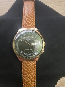 Raketa Prepetual Calendar, Great Vintage Retro Ussr Watch - Picture 1 of 10