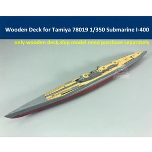 Cubierta de madera para submarino japonés Tamiya 78019 1/350 modelo I-400 - Imagen 1 de 5