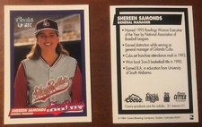 1994 Colorado Silver Bullets Coors Light #7 Shereen Samonds GM Baseball Card
