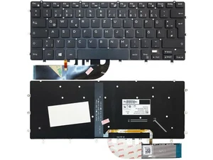 DE - Tastatur Keyboard mit Beleuchtung, ohne Rahmen für Dell Precision 5540 - Bild 1 von 3