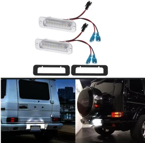 2x White 6000K LED License Plate Light For 1990-08 Mercedes-Benz G500 Wagon W463 - Bild 1 von 18