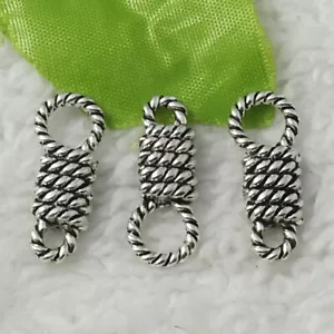 Kostenloser Versand 108 Stck. Tibet Silber Seil Charms Anhänger 25x10mm B5187 - Bild 1 von 4