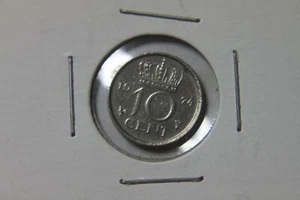 10 CENT MÜNZE - 1974 - Niederlande - Bild 1 von 4
