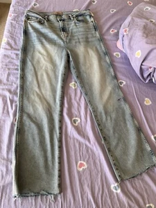 7 For All Mankind NWT Men's Light Blue Luxe Vintage Straight Leg Jeans Size 32 - Picture 1 of 15